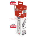 Prodlužovací kabel 2 m 3 zásuvky vypínač 1×USB-A + 1×USB-C 1.5mm2