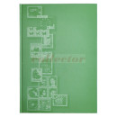 Album na známky A4, 210 x 302 mm, 12 listů, pouzdro zelené