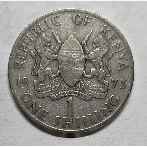 Keňa 1 šilink, 1973