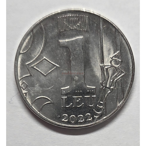 Moldavsko 1 leu, 2022