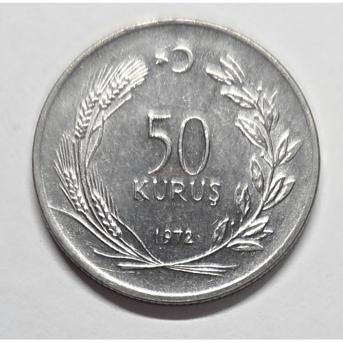 Turecko 50 kuruşů, 1974
