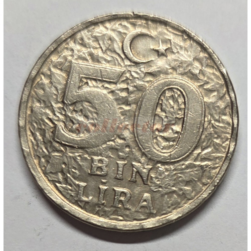 Turecko 50.000 lir, 1999