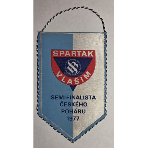 Vlaječka Spartak Vlašim semifinalista Českého poháru 1977