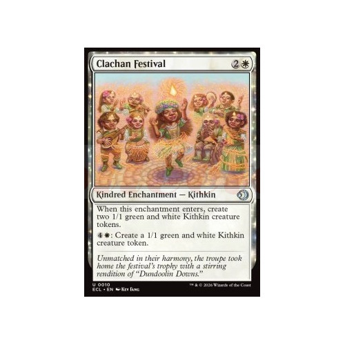 MTG - Lorwyn Eclipsed - ECL - 0010 Clachan Festival