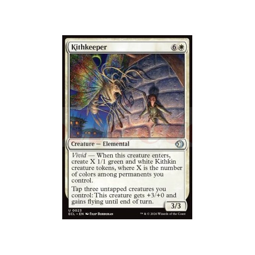 MTG - Lorwyn Eclipsed - ECL - 0023 Kithkeeper