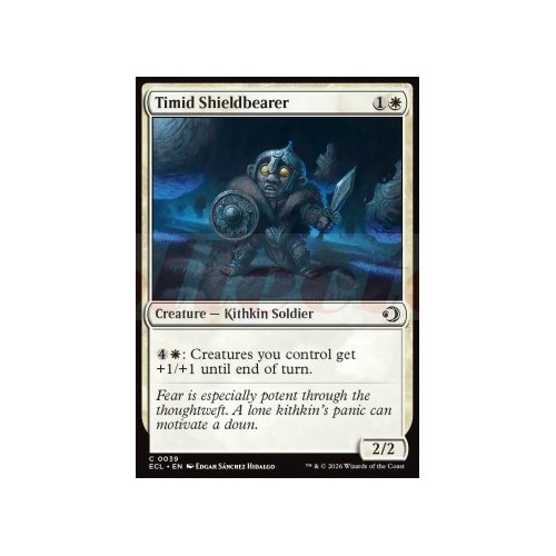 MTG - Lorwyn Eclipsed - ECL - 0039 Timid Shieldbearer