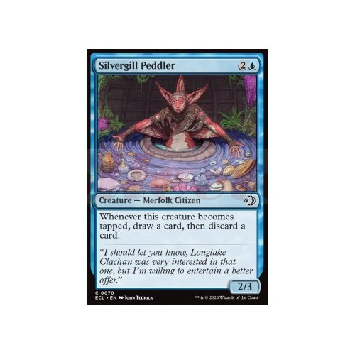 MTG - Lorwyn Eclipsed - ECL - 0070 Silvergill Peddler