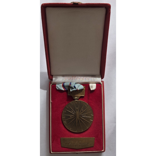 Medaile Mistrovství ČSSR ČSTV Skiboby III. místo obří slalom ženy 1971