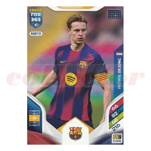 Panini Adrenalyn XL FIFA 365 2026 - BAR10 Frenkie de Jong Barcelona