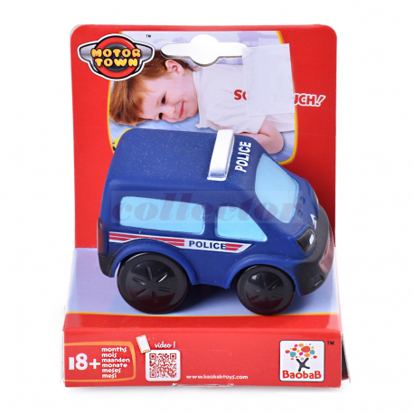 Motor Town 61356 Policejní auto 7.5 cm gumové